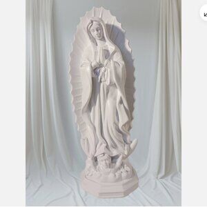 7 inch Handcrafted Our Lady of Guadalupe Statue Catholic Resin Religious Figure
